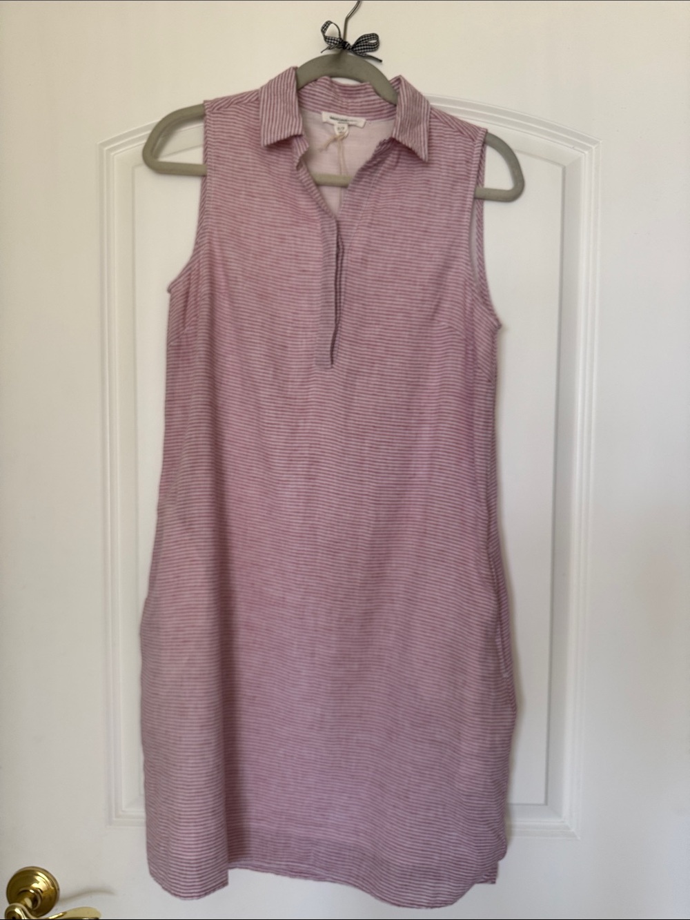 BeachLunchLounge linen/cotton sleeveless dress